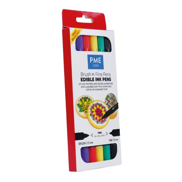 PME Brush & Fine Pen Set - Bold (Pack of 6) - Image 4