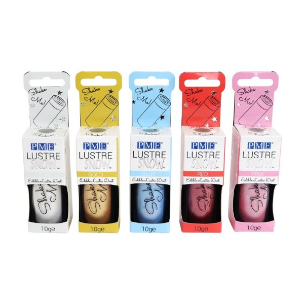 PME Lustre Snow Red Edible Lustre Dust 10g - Image 6
