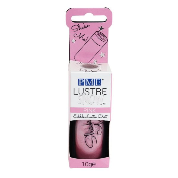 PME Lustre Snow Pink Edible Lustre Dust 10g - Image 2