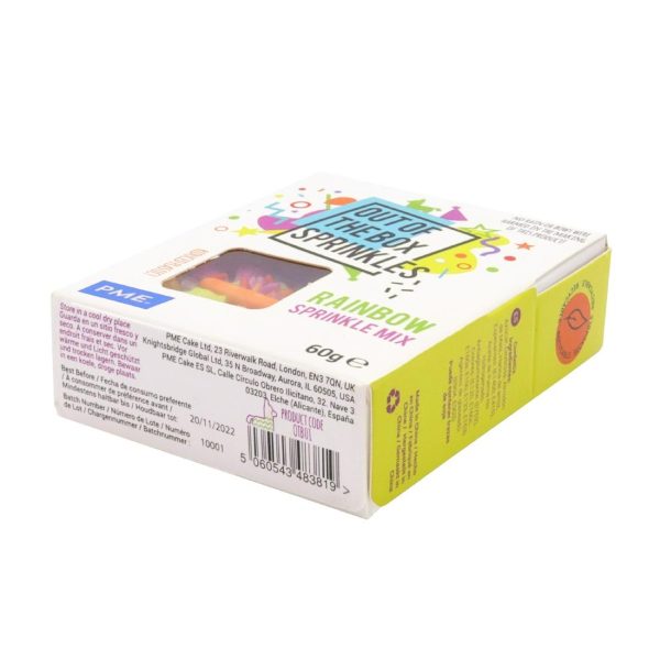 PME Out the Box Rainbow Sprinkle Mix 60g - Image 3