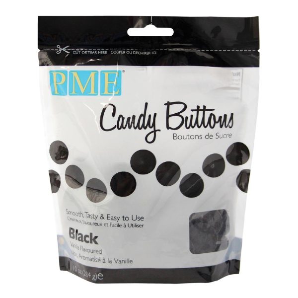 PME Candy Buttons Black 280g