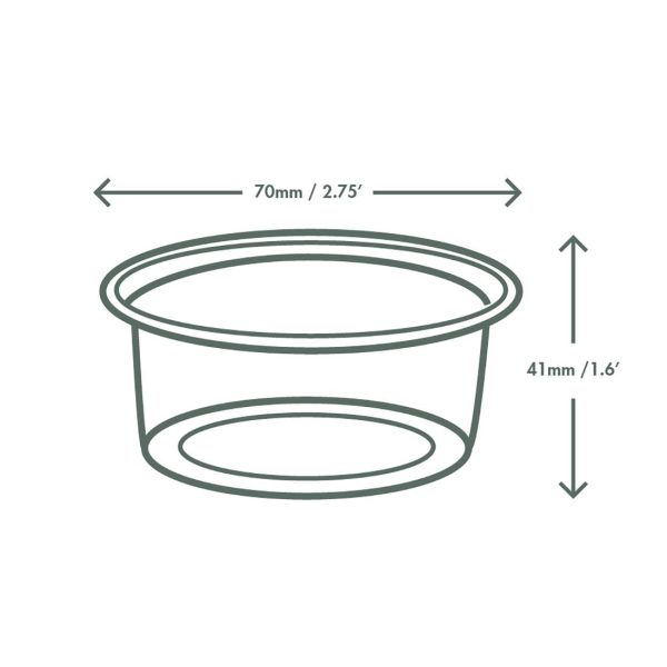Vegware PLA Cold Portion Pots 3oz (Pack of 2000) - Image 3