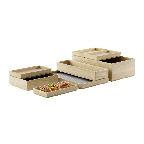 APS Valo Wooden Box GN 2/4 530x162x85mm - Image 2