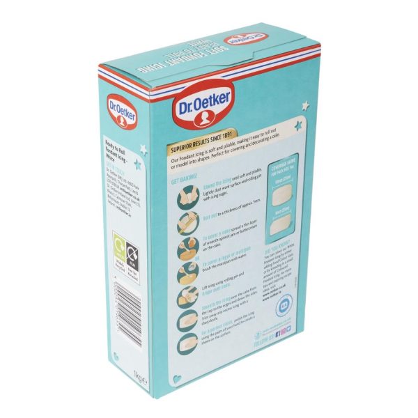 Dr. Oetker Soft Fondant White Icing Ready to Roll 1kg - Image 3