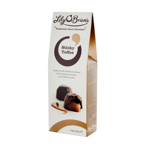 Lily O'Brien's Sticky Toffee Pouch 110g (Pack of 12)