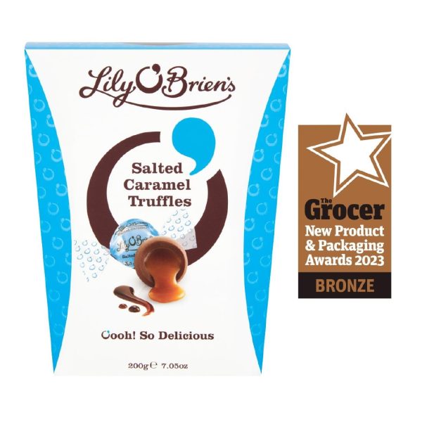 Lily O'Brien's Salted Caramel Truffles 200g (Pack of 8) - Image 2