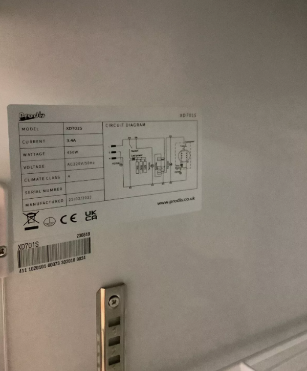 Double Glass Door Display Fridge - Image 3