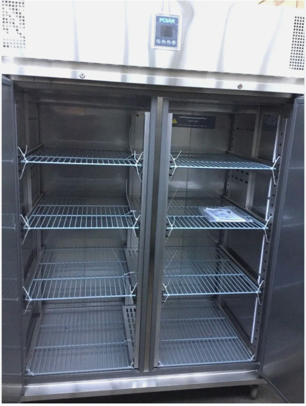 Polar UA003 Upright Premium Double Door Fridge - Image 4