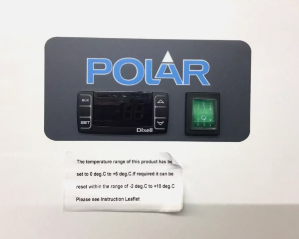 Polar CC663 Upright Double Door Fridge - Image 2