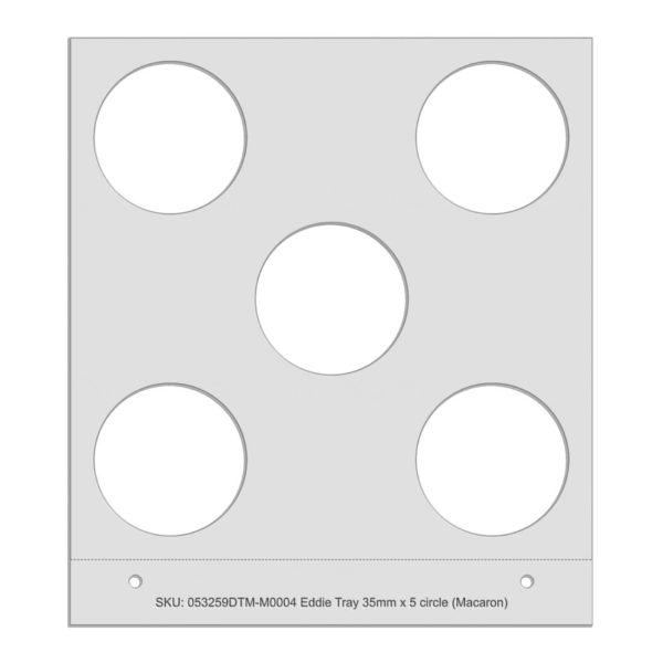 Eddie Manual Tray 5 Circles 35mm Macaron