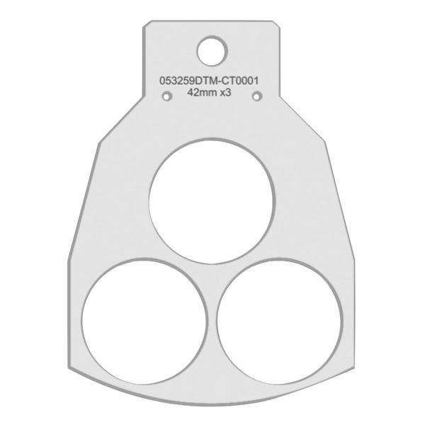 Eddie Carousel Tray 42mm 3 Circles (Pack of 12)