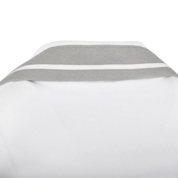 Whites Butchers Stripe Bib Apron Grey/White - Image 8