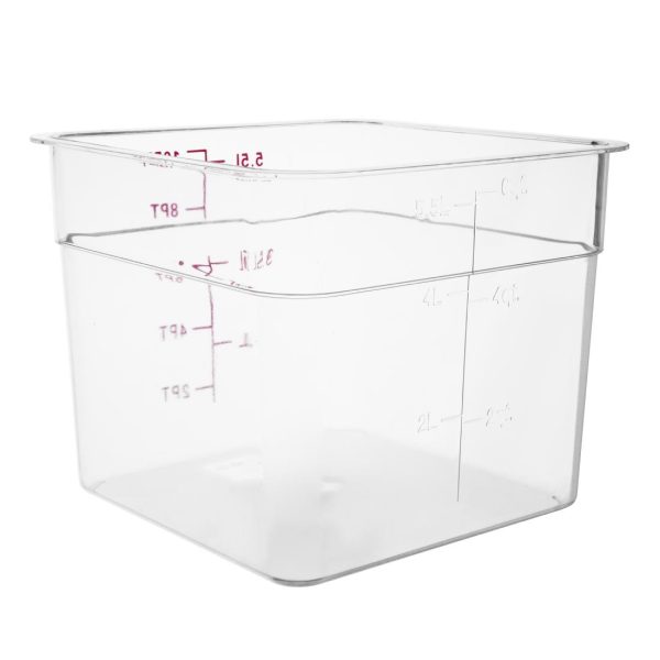 Hygiplas Polycarbonate Square Storage Container 5.5Ltr - Image 7
