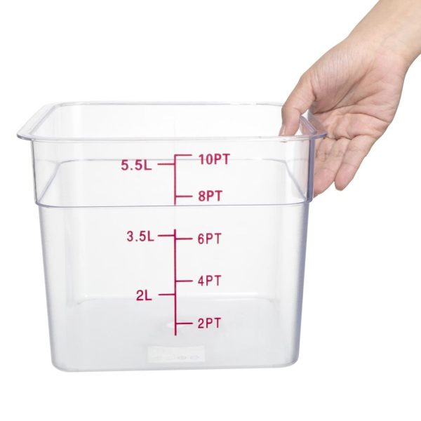 Hygiplas Polycarbonate Square Storage Container 5.5Ltr - Image 10