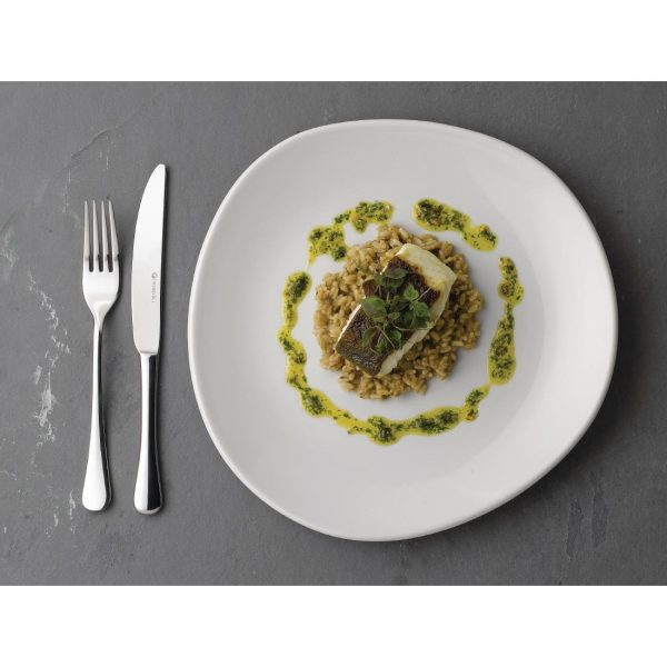 Churchill Organic White Round Plate 264mm (Pack of 12) - Image 4