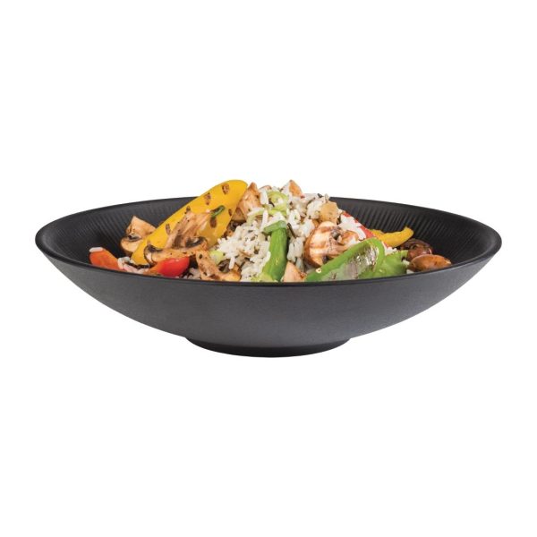 APS Nero Bowl Black 300mm - Image 2