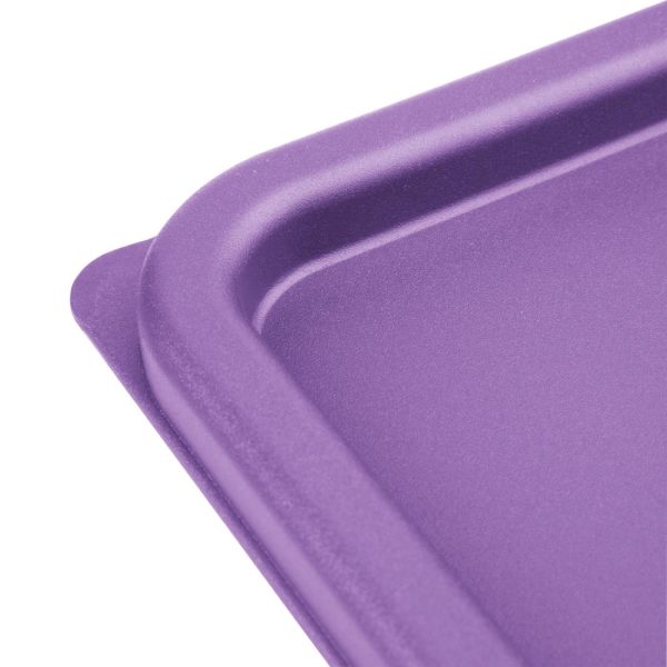 Hygiplas Square Food Storage Container Lid Purple Large - Image 8