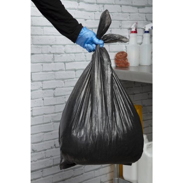 Jantex Large Medium Duty Black Bin Bags 80Ltr (Pack of 10) - Image 5