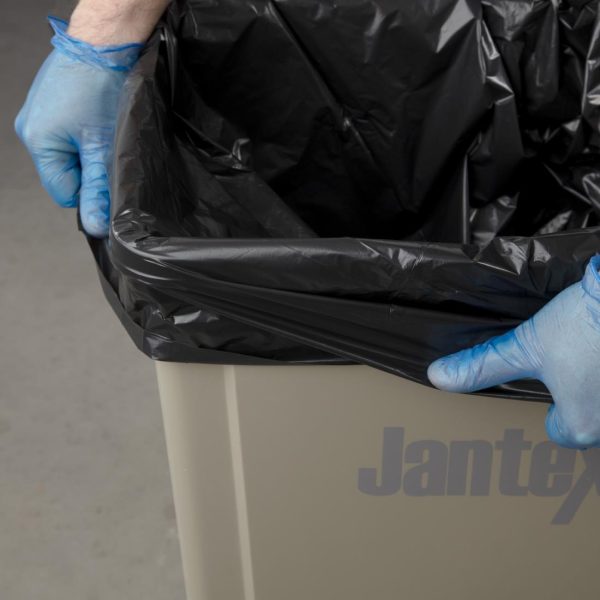 Jantex Large Medium Duty Black Bin Bags 80Ltr (Pack of 10) - Image 7