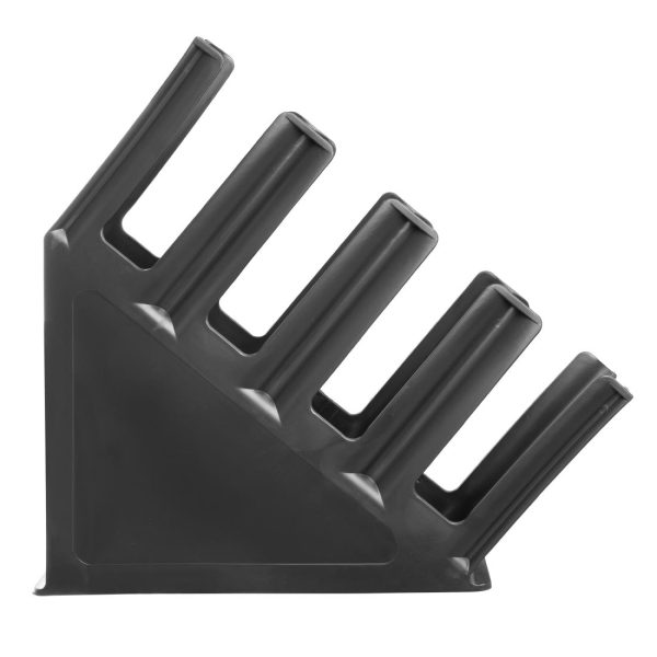 Olympia Kristallon Cup Holder 4-Slots Polypropylene Black - Image 2