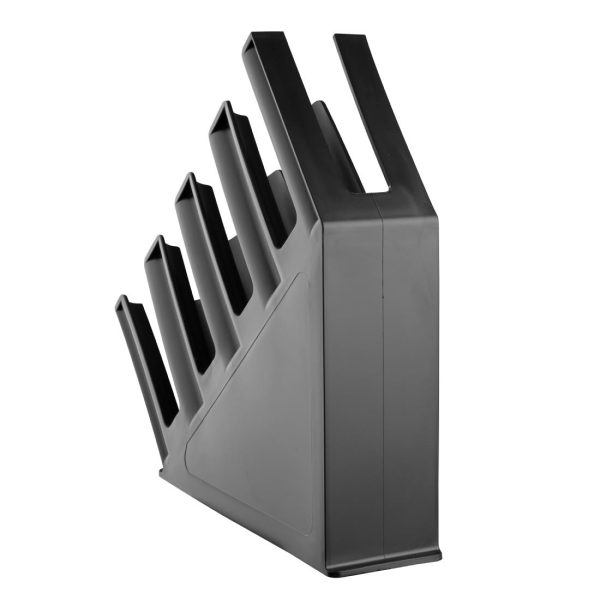 Olympia Kristallon Cup Holder 4-Slots Polypropylene Black - Image 3