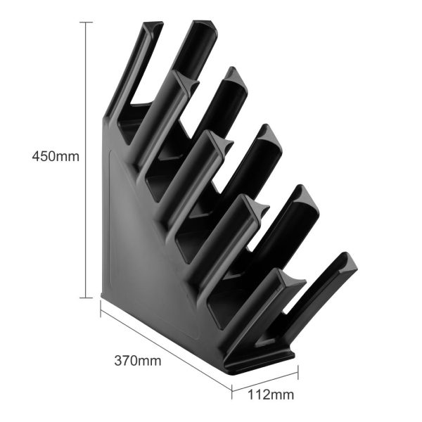 Olympia Kristallon Cup Holder 4-Slots Polypropylene Black - Image 5