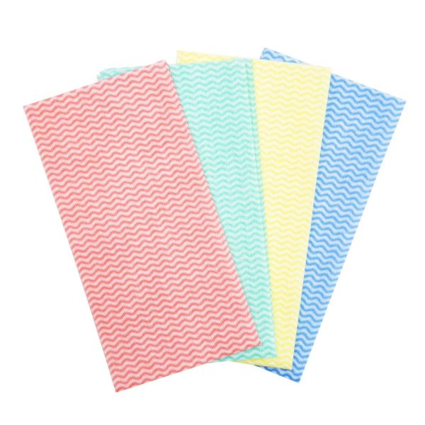 Jantex Non-Woven Cloths Red (50 Pack) - Image 4