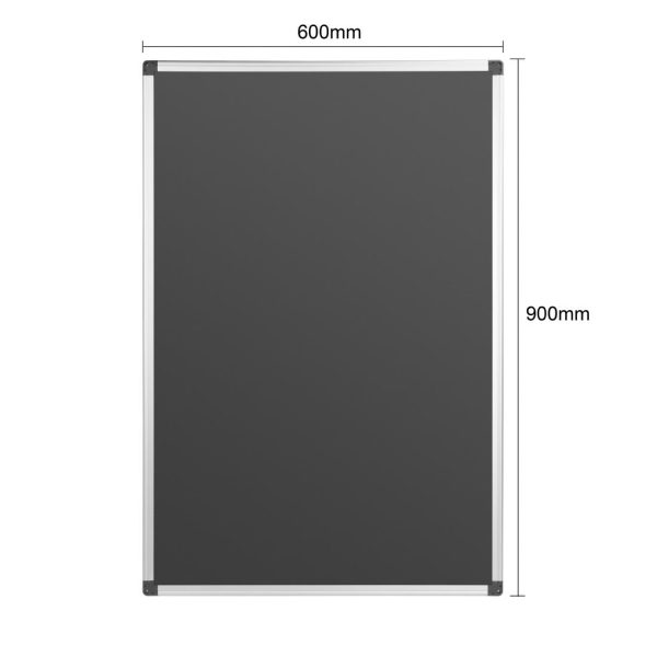 Olympia Black Magnetic Board 600x900mm - Image 4