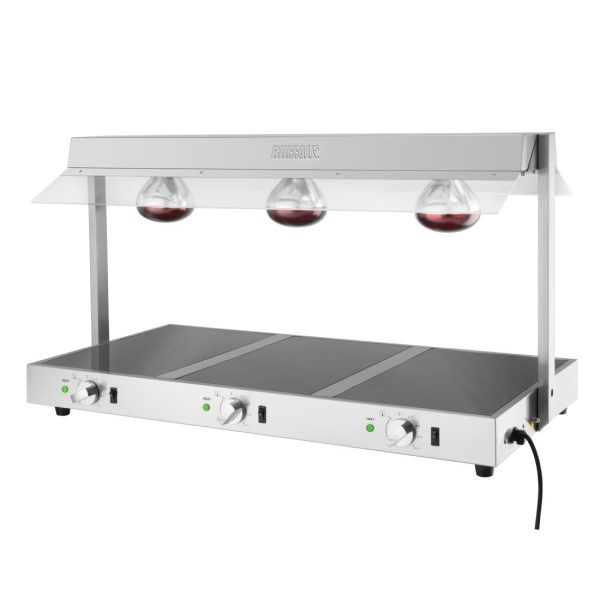 Buffalo Food Warmer with Gantry 3x GN 1/1 - Image 2