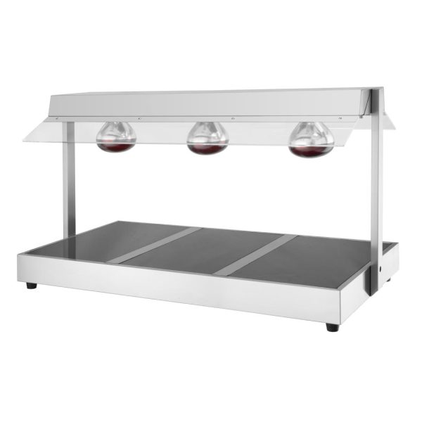 Buffalo Food Warmer with Gantry 3x GN 1/1 - Image 6