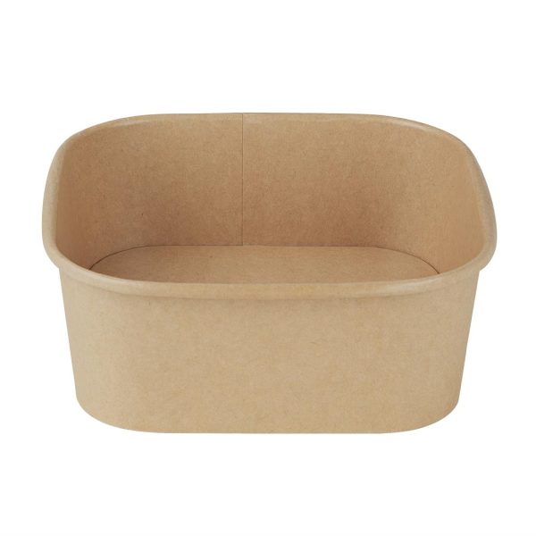 Fiesta Recyclable Square Container Bases 1200ml (Pack of 300) - Image 2