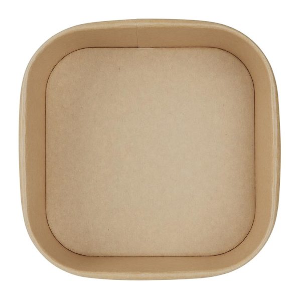 Fiesta Recyclable Square Container Bases 1200ml (Pack of 300) - Image 3