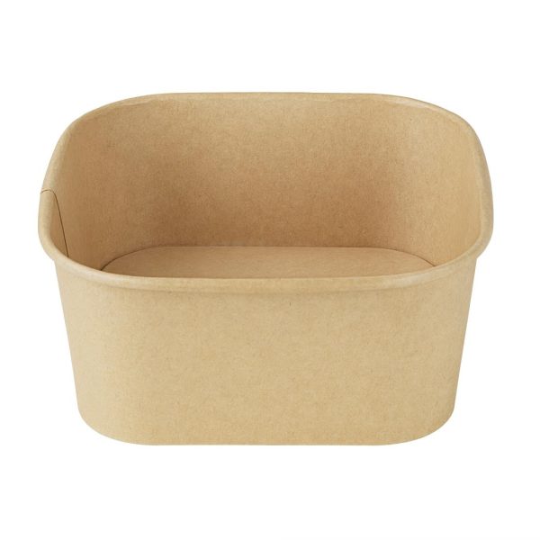 Fiesta Recyclable Square Container Bases 1400ml (Pack of 300) - Image 2