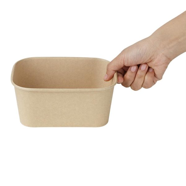 Fiesta Recyclable Square Container Bases 1400ml (Pack of 300) - Image 4