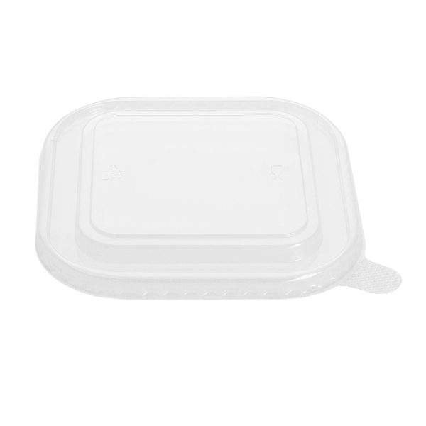 Fiesta Recyclable PET lid for Square Container Bases (Pack of 300) - Image 2