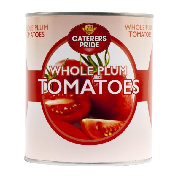Caterers Pride Whole Plum Tomatoes 800g (Pack of 6)