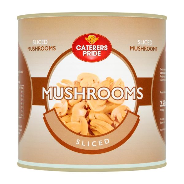 Caterers Pride Sliced Mushrooms 2.55kg