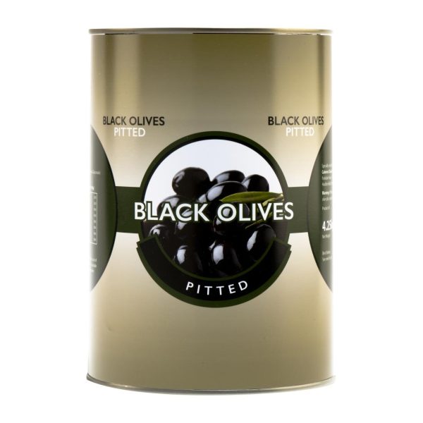 Caterers Pride Black Pitted Olives 4.25kg