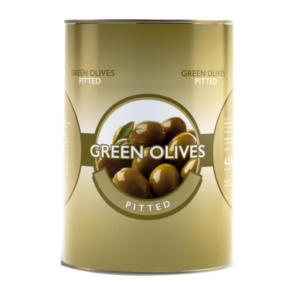 Caterers Pride Green Pitted Olives 4.25kg