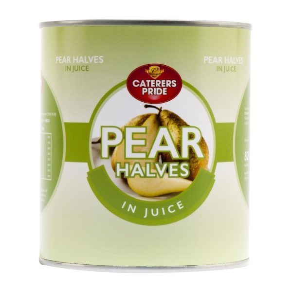 Caterers Pride Pear Halves in Juice 820g (Pack of 6)