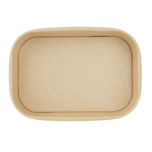 Fiesta Recyclable Rectangular Food Containers 500ml (Pack of 300) - Image 3