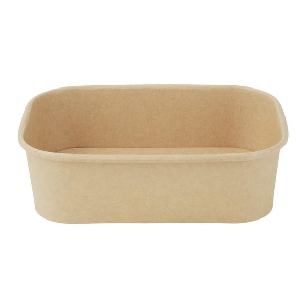 Fiesta Recyclable Rectangular Food Containers 650ml (Pack of 300) - Image 2