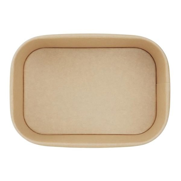 Fiesta Recyclable Rectangular Food Containers 750ml (Pack of 300) - Image 3