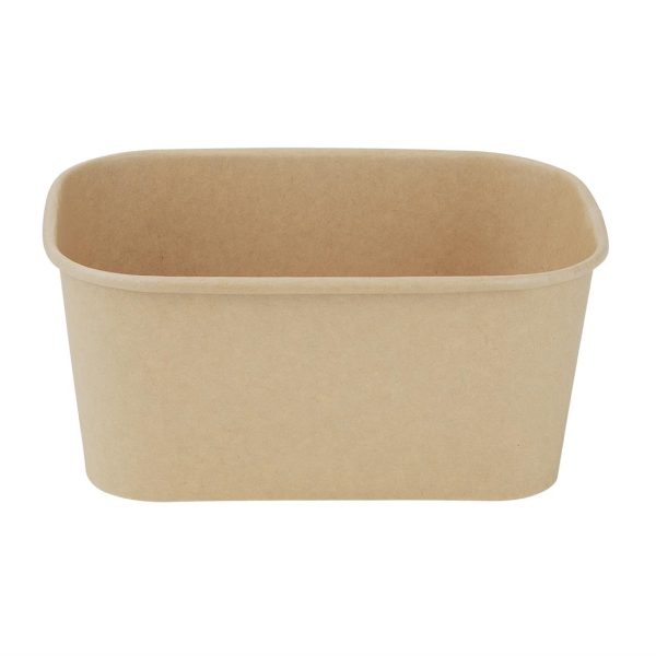 Fiesta Recyclable Rectangular Food Containers 1000ml (Pack of 300) - Image 2