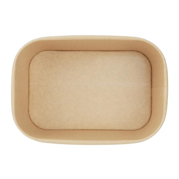 Fiesta Recyclable Rectangular Food Containers 1000ml (Pack of 300) - Image 3