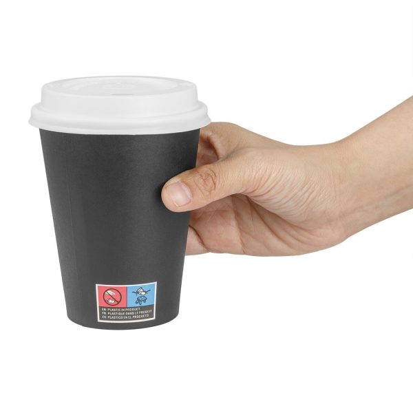 Nisbets Essentials Hot Cups and Lids Pack 12oz (Pack of 300) - Image 4