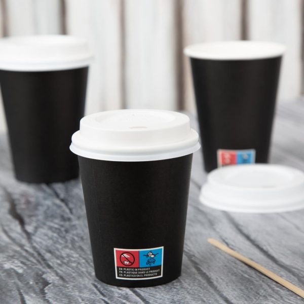 Nisbets Essentials Hot Cups and Lids Pack 12oz (Pack of 300) - Image 6