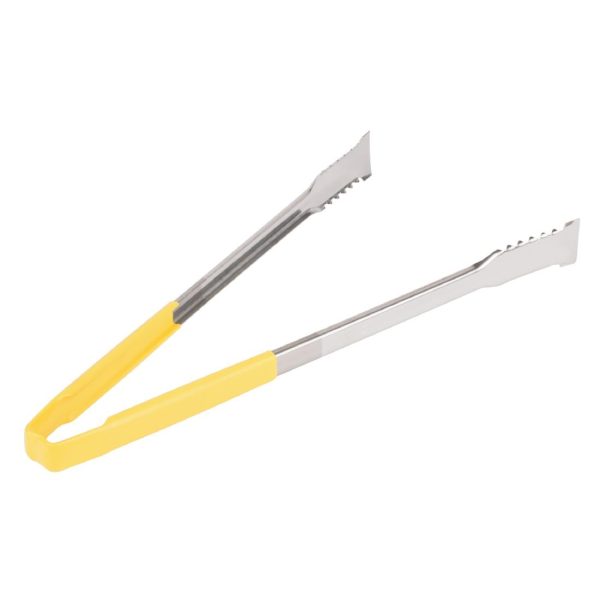 Vollrath Versagrip Tongs Flat Yellow 16'' - Image 2