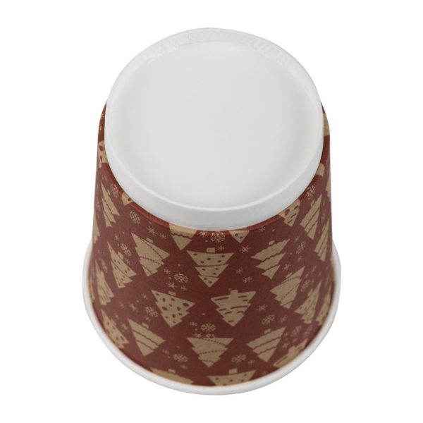 Fiesta Recyclable Christmas Double Wall Hot Cups 8oz (Pack of 500) - Image 4