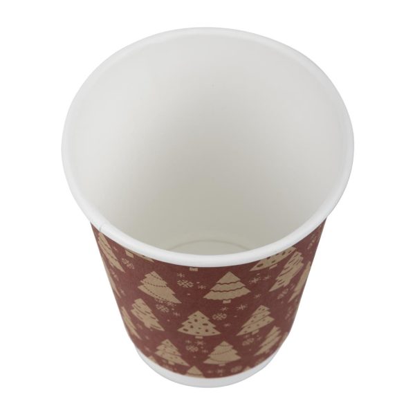 Fiesta Recyclable Christmas Hot Cup Double Wall 12oz (Pack of 500) - Image 4